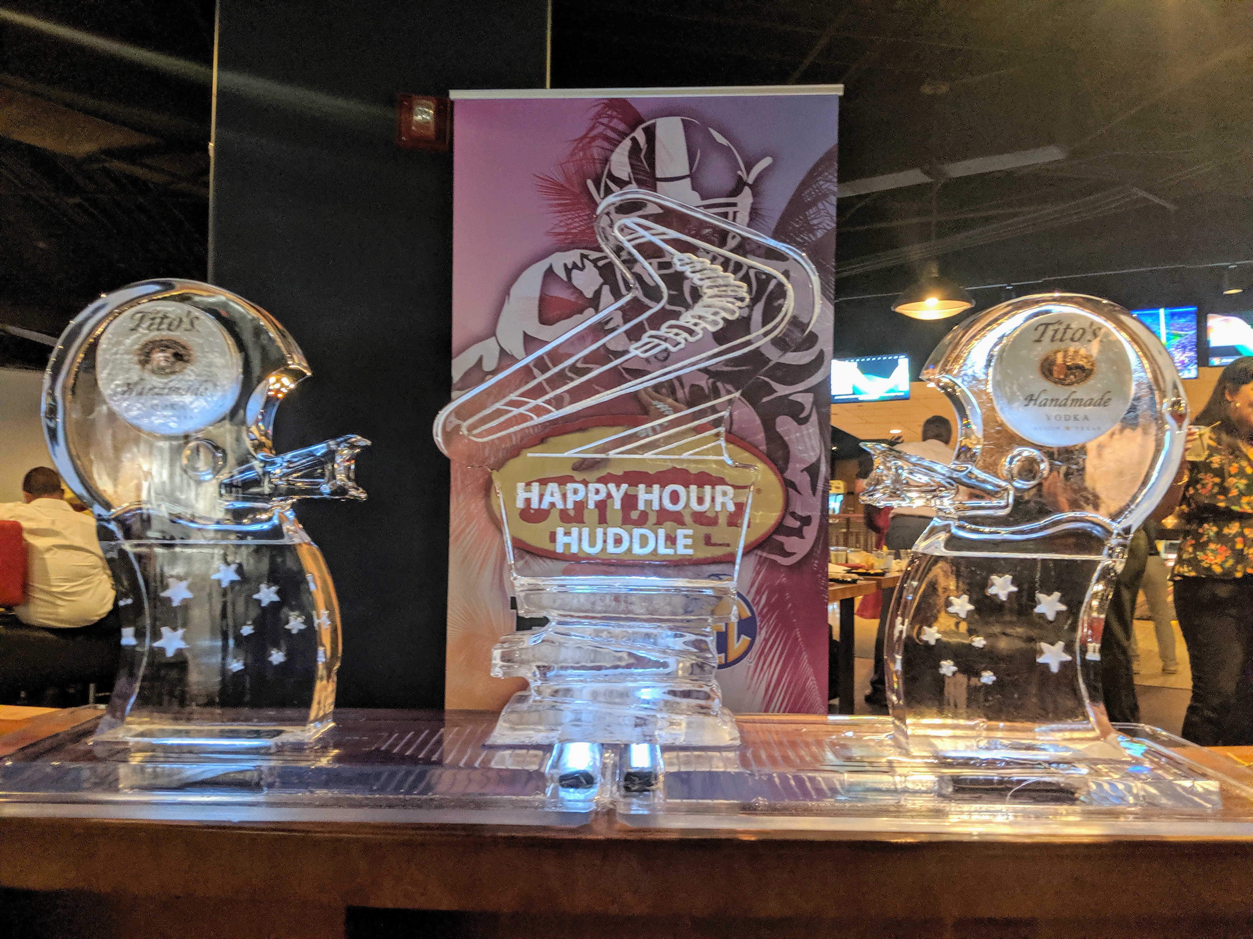 Trophies for Happy Hour Huddle
